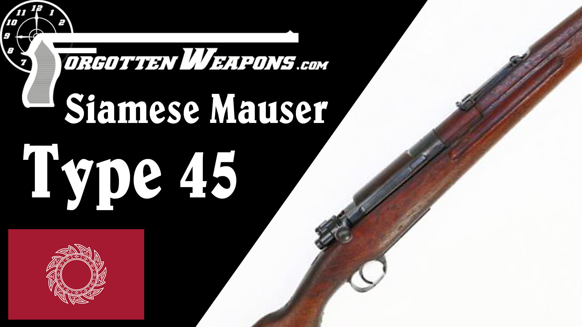 【被遗忘的武器/双语】暹45式步枪--泰国从日本采购的毛瑟式步枪
